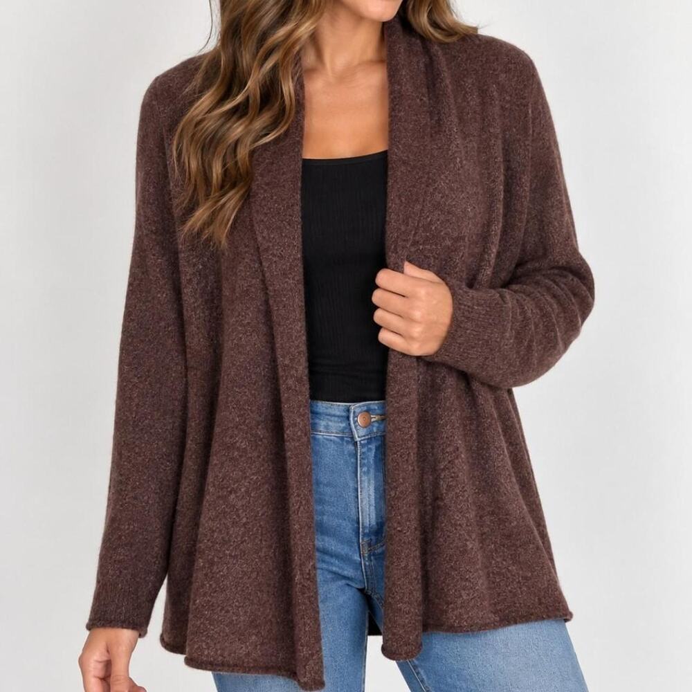Alex marie brown cashmere cardigan